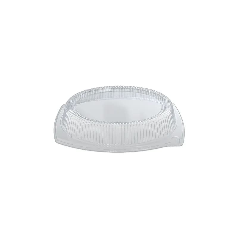 Lid Dome 13X10 IN PS Clear Oval For Platter 250/Case