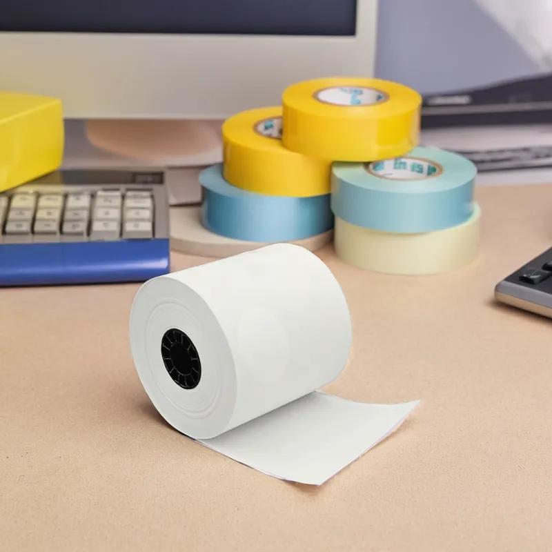 Register Tape 3IN X95FT White Paper 2PLY Carbonless Roll 50/Case