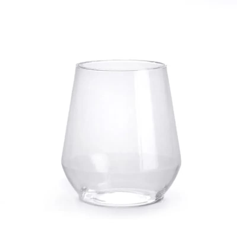 WNA Cup Wine Stemless 12 OZ PET Clear 64/Case