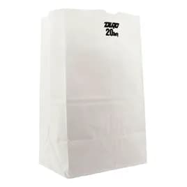 Bag 13.25X8.25X6 IN 20 LB Virgin Paper 40# White With Self-Opening (SOS) Closure Squat 500/Bundle