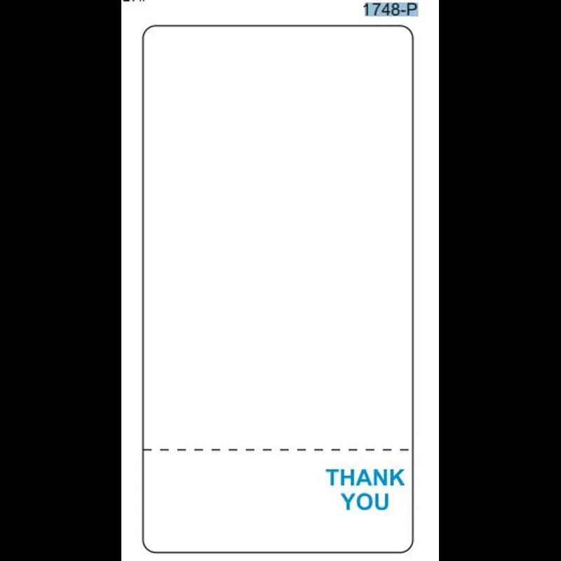 Scale Label 2.61X4.1 IN Rectangle Perforated 7500/Case