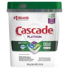 Cascade® ActionPacs Fresh Scent Dishmachine Detergent 34.5 FLOZ Pod 59 Count/Bag 3 Bags/Case