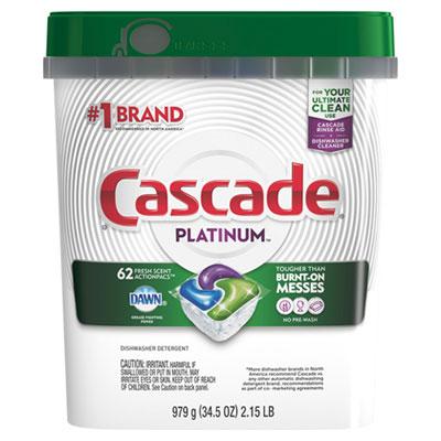 Cascade® ActionPacs Fresh Scent Dishmachine Detergent 34.5 FLOZ Pod 186/Case