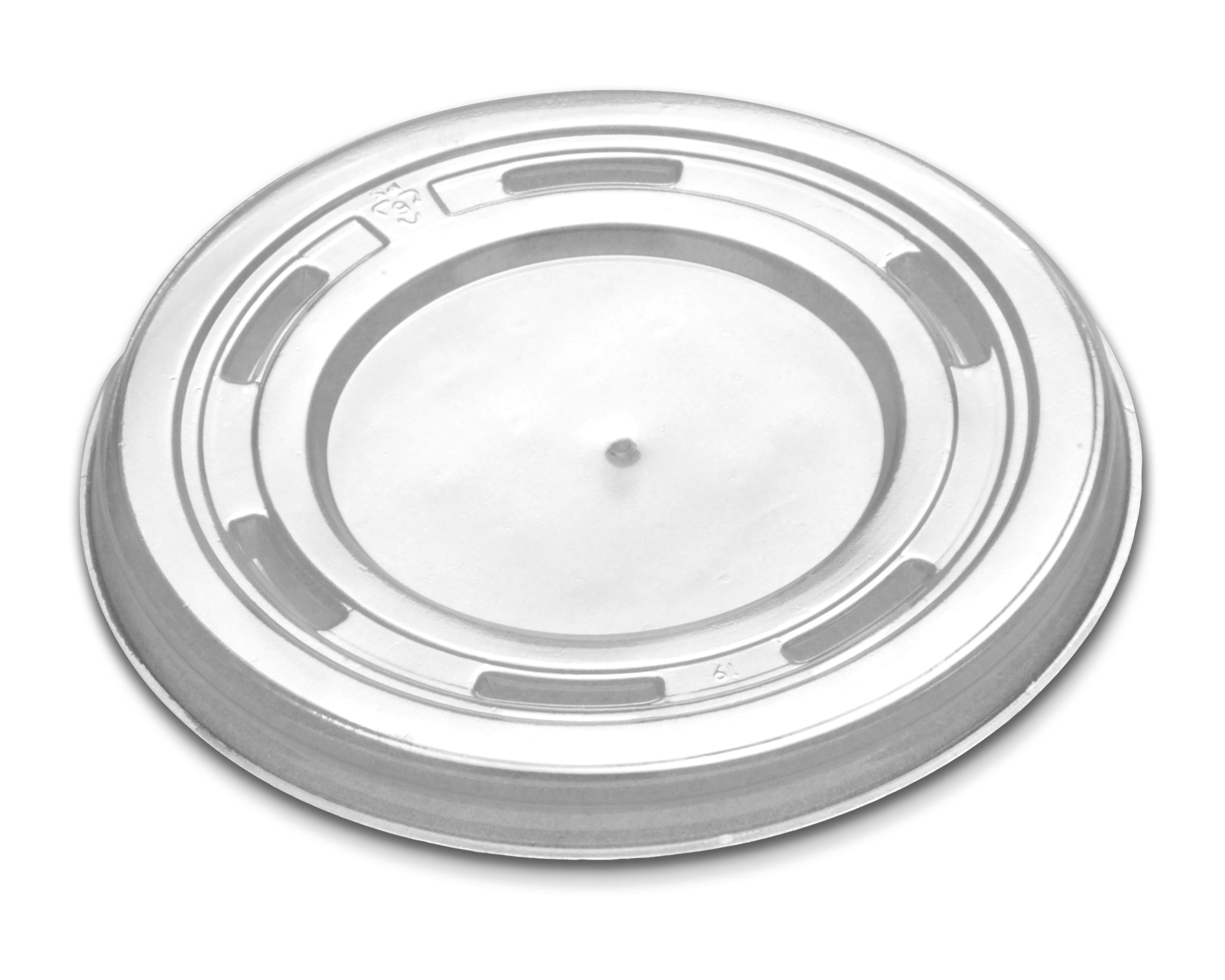 Lid Flat OPS Clear For 16-20-22 OZ Bowl Vented 500/Case