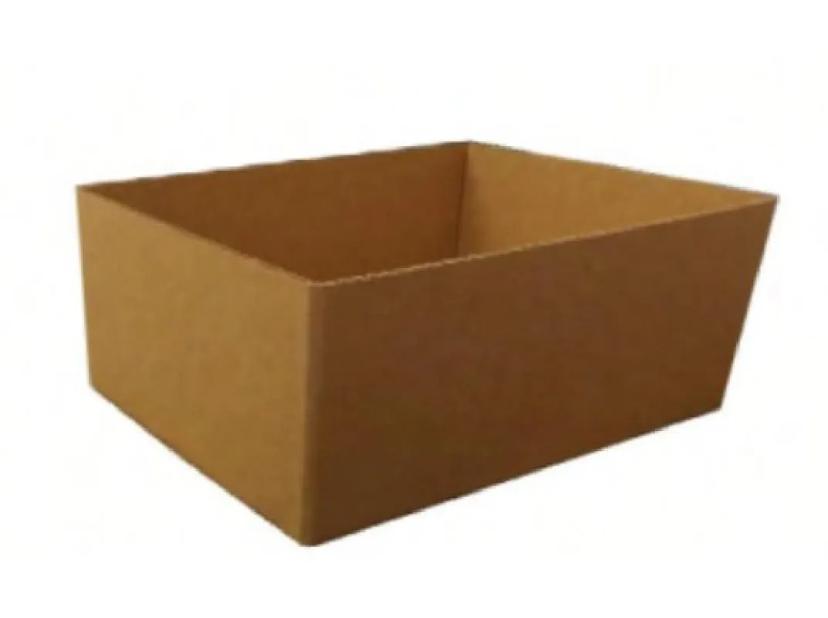 Box 33.875X15.875X27.4375 IN Kraft Corrugated Cardboard 67ECT With 8X8 Drop Panel 1/Each