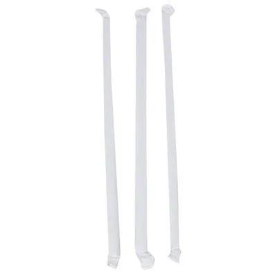 Giant Straw 10.25 IN Clear Wrapped 1600/Case