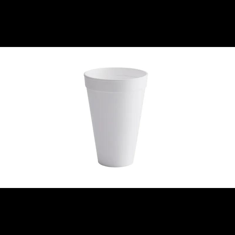 Cup 20 OZ Polystyrene Foam White Round 500/Case