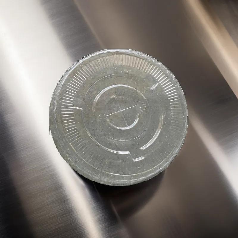 Lid Flat PET Clear For 10 OZ Cup Slotted 1000/Case