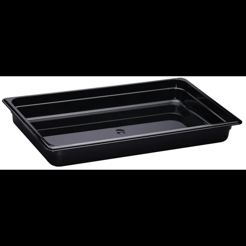 Camwear® Food Pan Full 2 IN Black 6/Case
