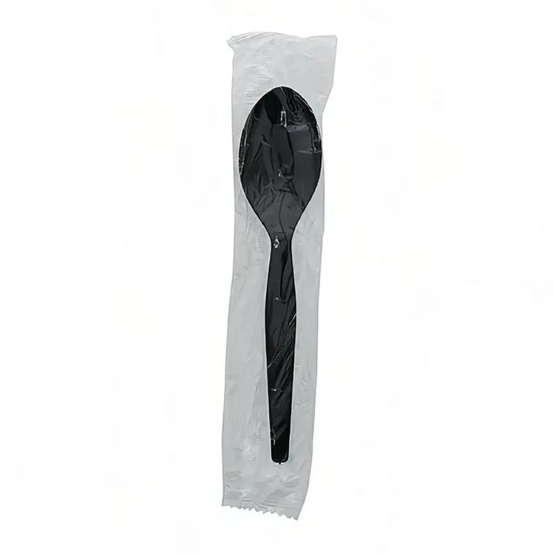 Teaspoon PP Black Medium Weight Individually Wrapped 1000/Case