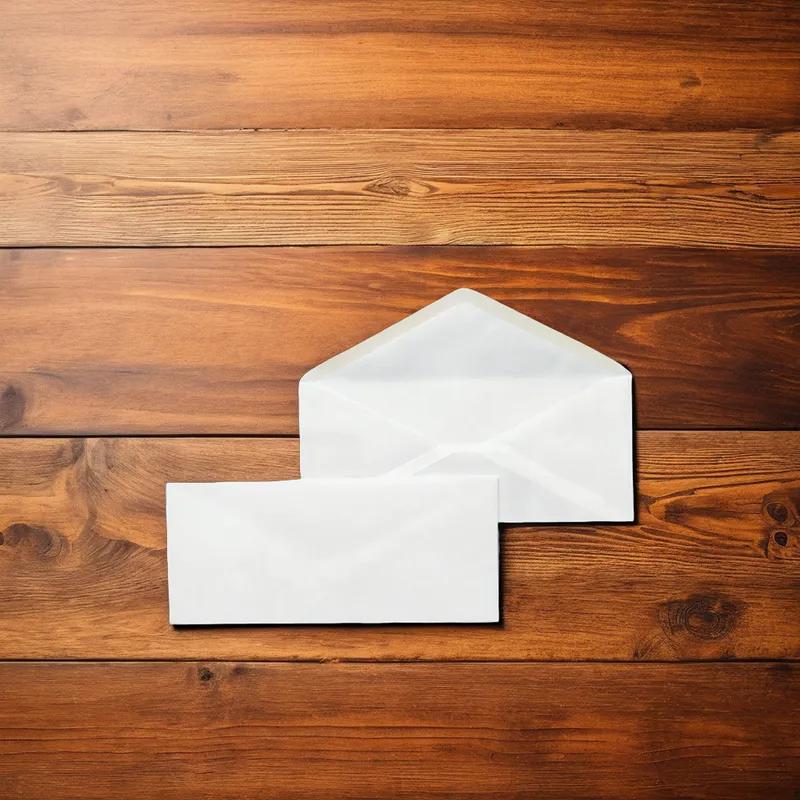 Universal® Business Envelope White Open-Side #10 Monarch Flap Gummed Closure 500/Case