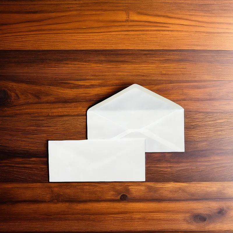 Universal® Business Envelope White Open-Side #10 Monarch Flap Gummed Closure 500/Case