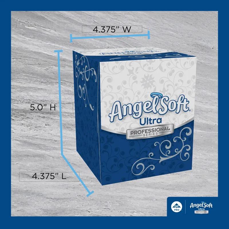 Angel Soft Professional® Facial Tissue 8.4X7.5 IN 2PLY White 1/2 Fold 96 Sheets/Pack 36 Packs/Case 3456 Sheets/Case