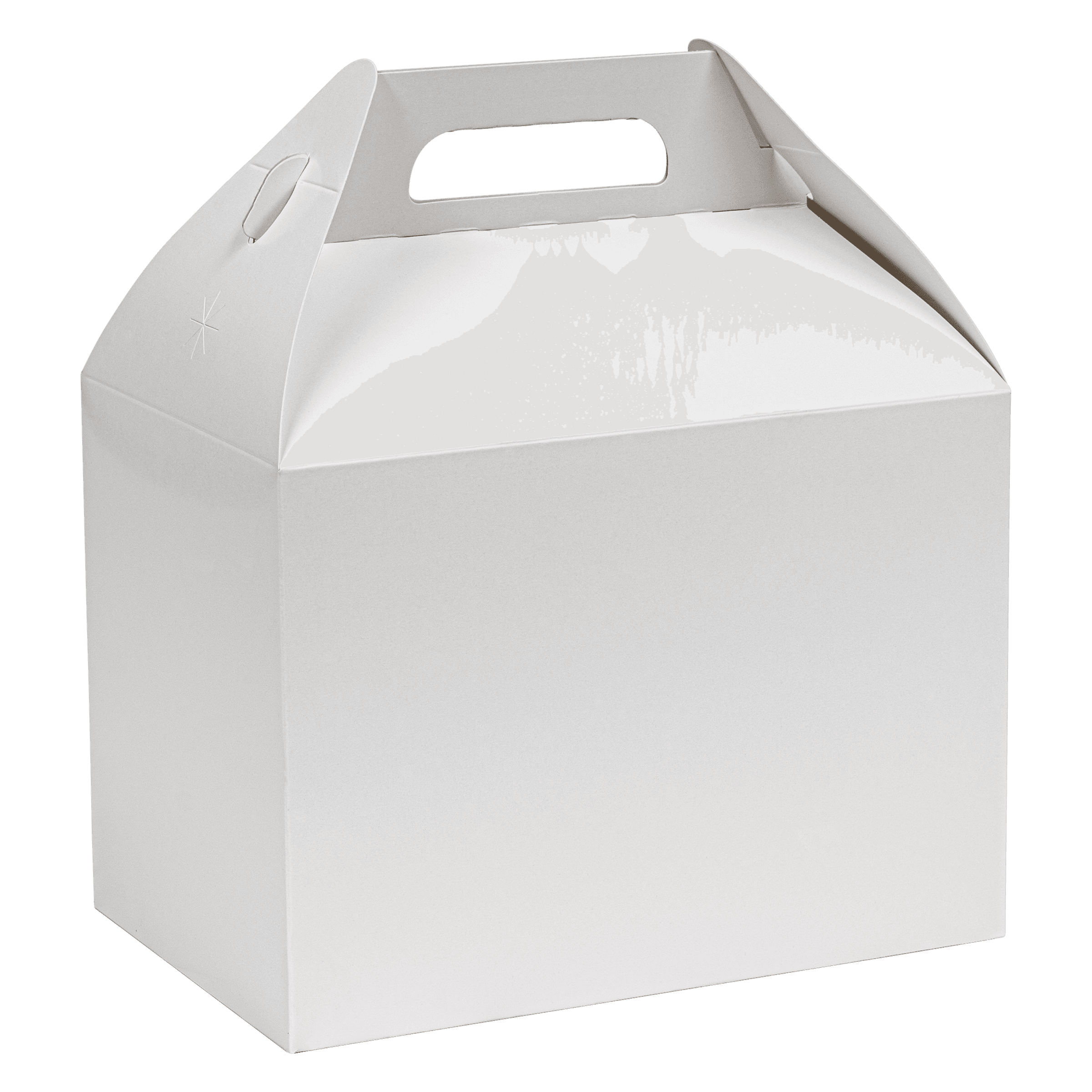 Take-Out Box Barn 9X6X6.5 IN SBS Paperboard White Automatic Bottom 150/Case