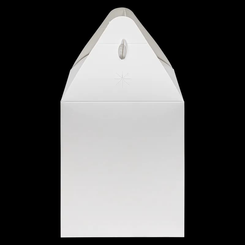 Take-Out Box Barn 9X6X6.5 IN SBS Paperboard White Automatic Bottom 150/Case