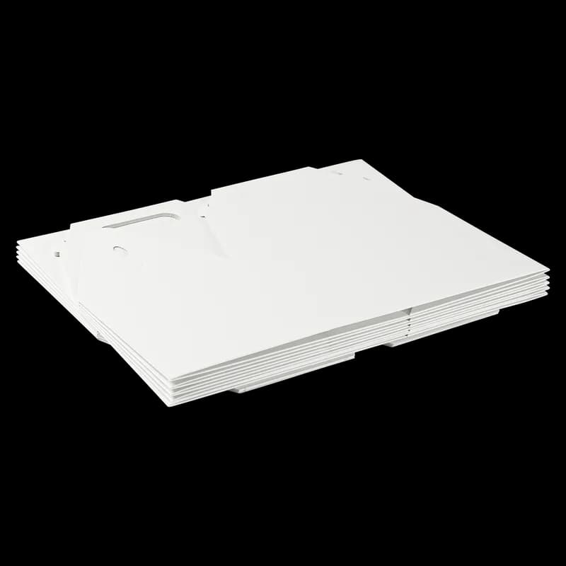 Take-Out Box Barn 9X6X6.5 IN SBS Paperboard White Automatic Bottom 150/Case