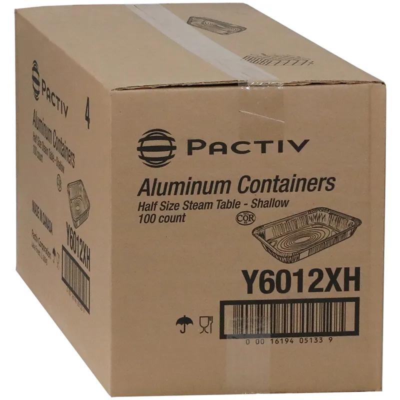 Steam Table Pan 1/2 Size 11.8X9.4X1.7 IN Aluminum Silver Shallow 100/Case