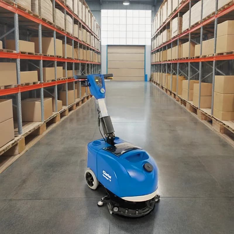 Clarke® Vantage 14 Auto Scrubber 29X17X18 IN 14IN Blue Black Gray Battery Charger 1/Each