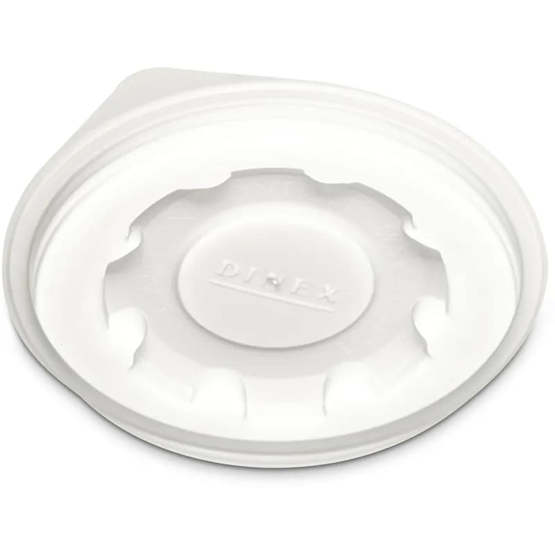 Dinex® Heritage Collection® Lid Flat PS Translucent Round For Mug Cup 2000/Case