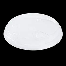 Lid Flat 4.1 IN PET Clear For 32 OZ Cup Sip Through Strawless 600/Case