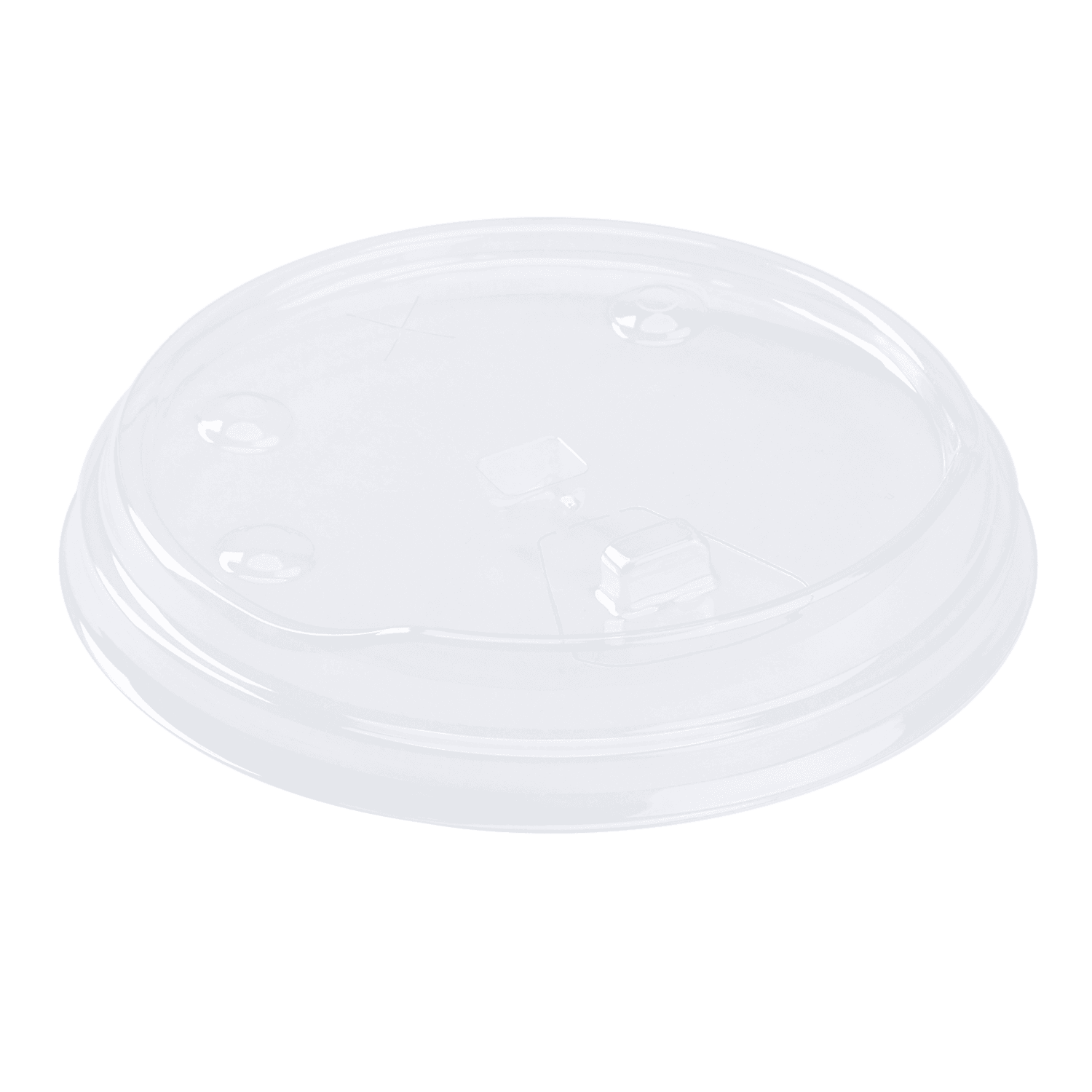 Lid Flat 4.1 IN PET Clear For 32 OZ Cup Sip Through Strawless 600/Case