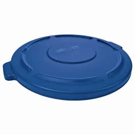 Brute® Lid 21.63X19.88X1.75 IN 20 GAL Blue Resin 1/Each