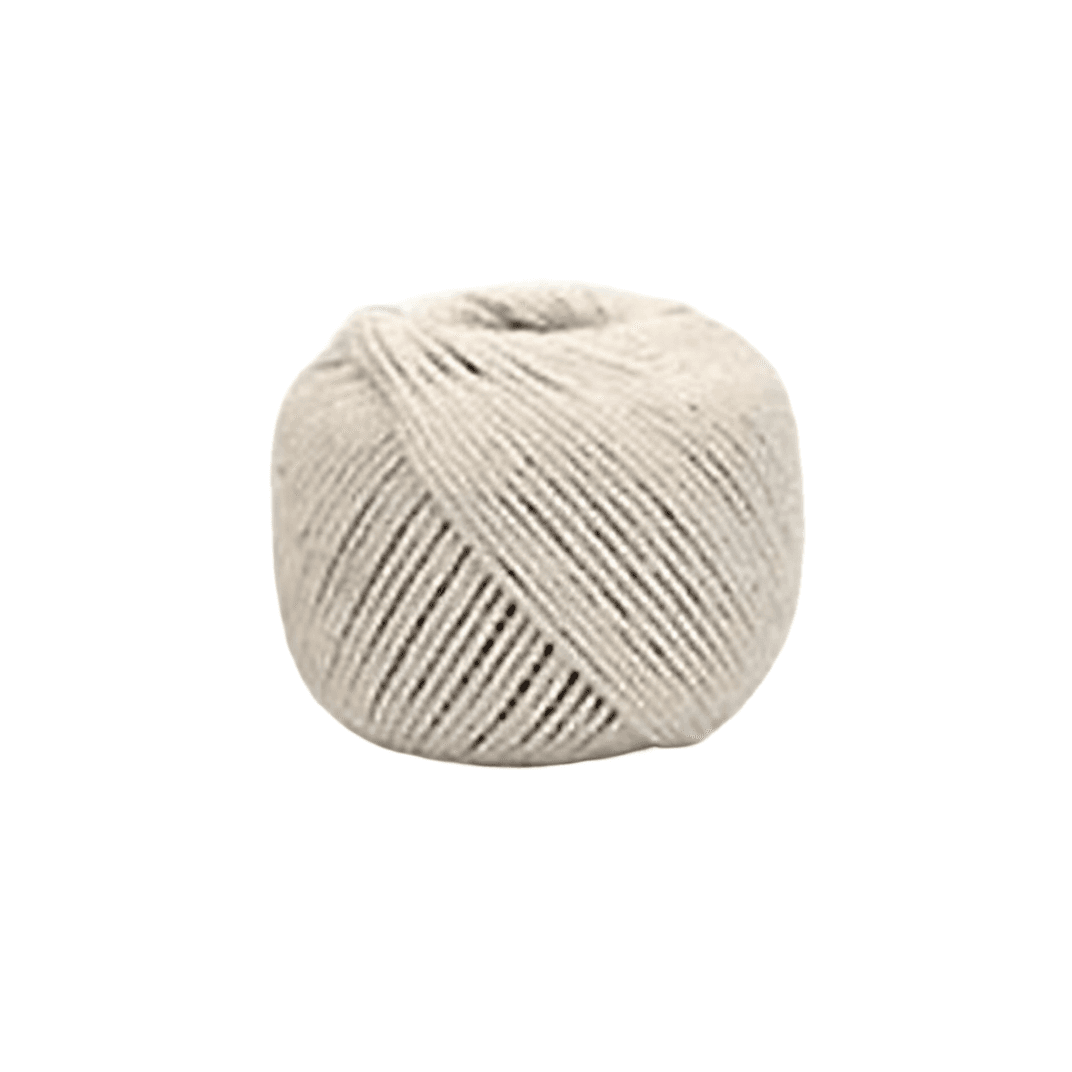 Twine 0.5 LB White Cotton 16PLY Ball 1/Roll