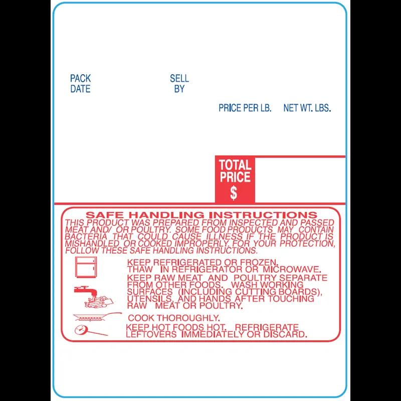 DIGI 1537-S/H Digi DP-120/SM90 Scale Label 60X80 IN Square 8700/Case