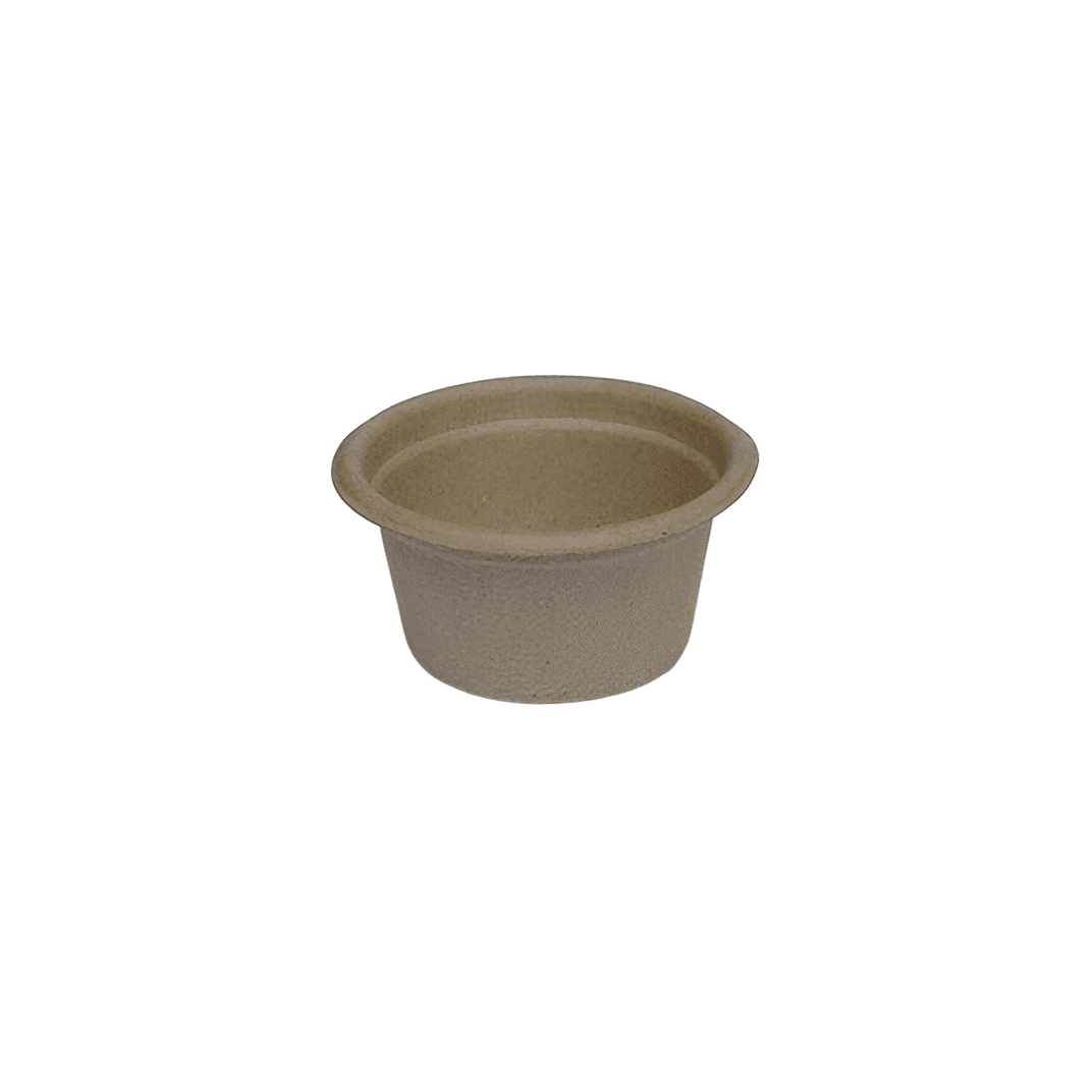 Souffle & Portion Cup 2 OZ Plant Fiber Round 2500/Case