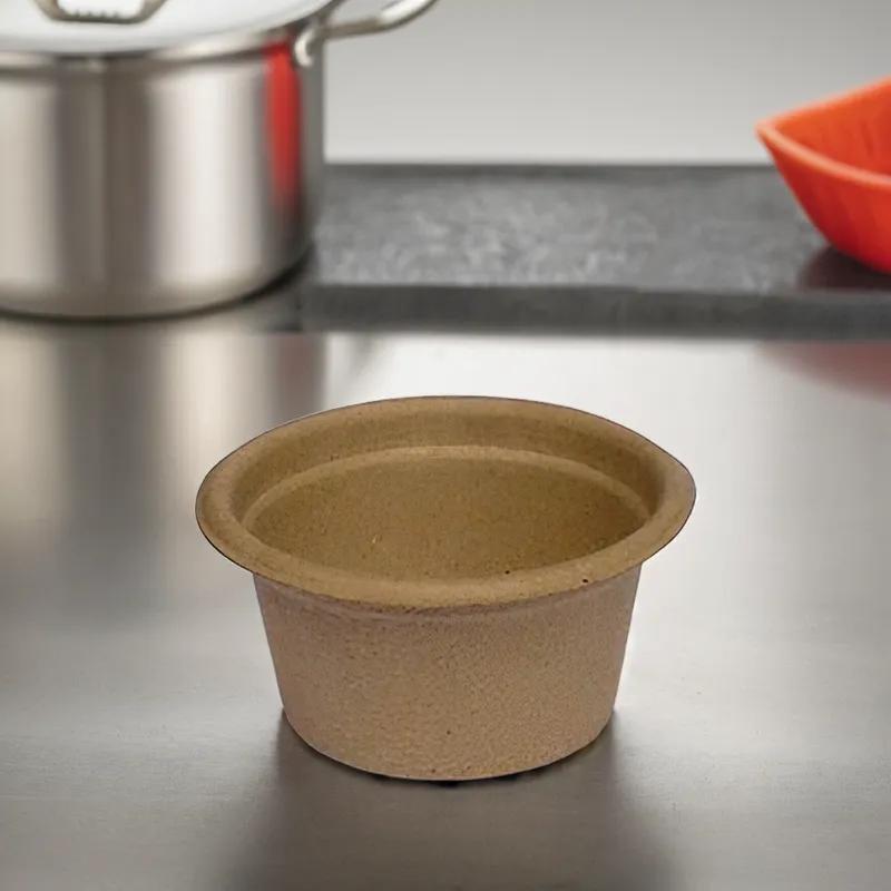 Souffle & Portion Cup 2 OZ Plant Fiber Round 2500/Case