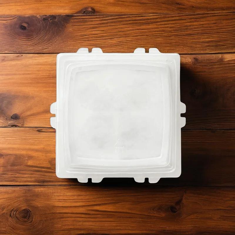 Lid PET Rectangle For 32 OZ Cup 250/Case