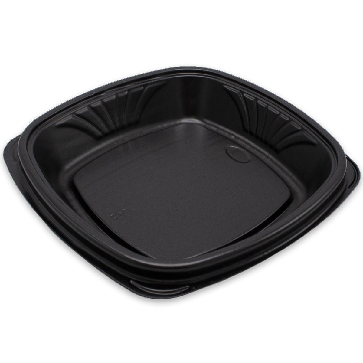 Forum® Plate 9X9 IN PS Black Square Mid Depth 300/Case