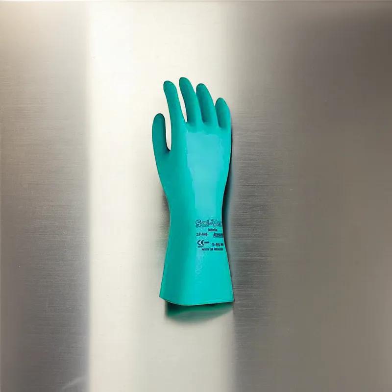 Ansell Gloves Medium (MED) Size 9 Green Chemical Resistant 144/Case