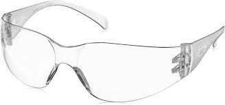 Virtua Glasses Clear Plastic PC With Clear Wraparound Frame Clear Lens Anti-Fog 100/Case