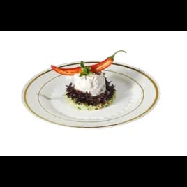 Plate 7 IN Plastic White Gold 150/Case