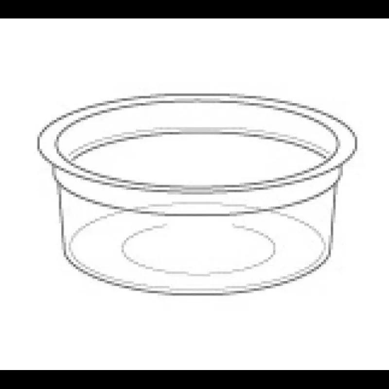 Deli Container Base 20.9 OZ APET Clear Round 304/Case