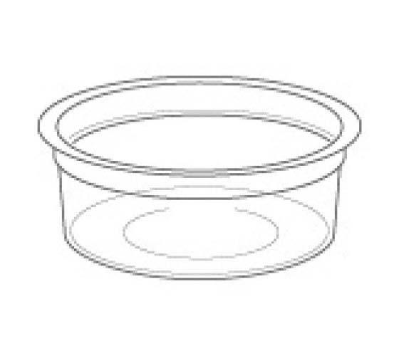 Deli Container Base 20.9 OZ APET Clear Round 304/Case