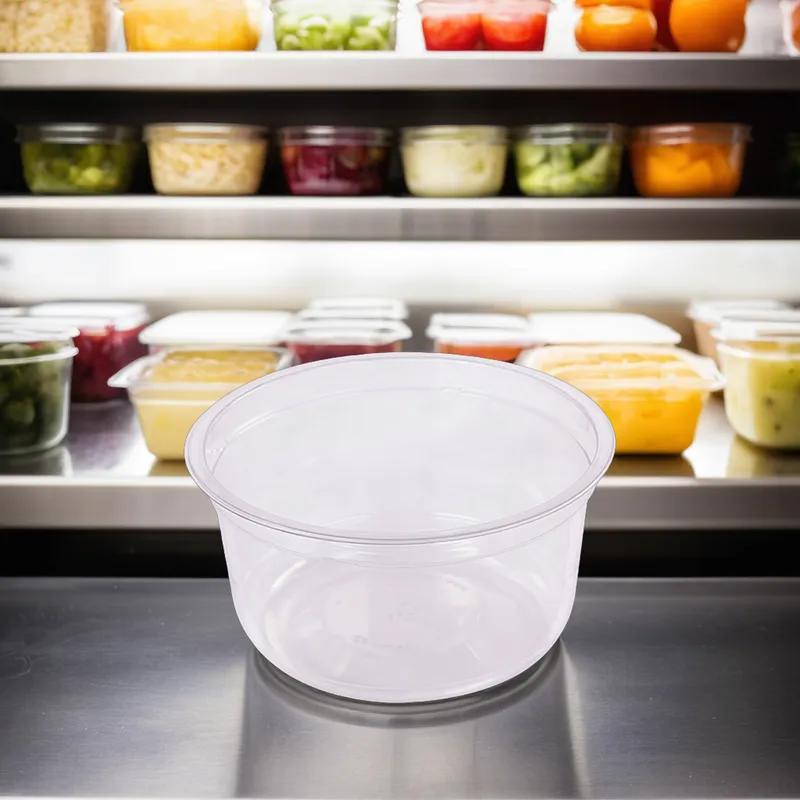 Deli Container Base 28.5 OZ APET Clear Round 252/Case