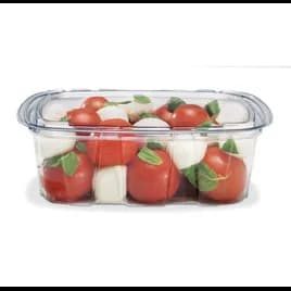 Crystal Seal® Deli Container Base 24 OZ PET Tamper-Evident 164/Case