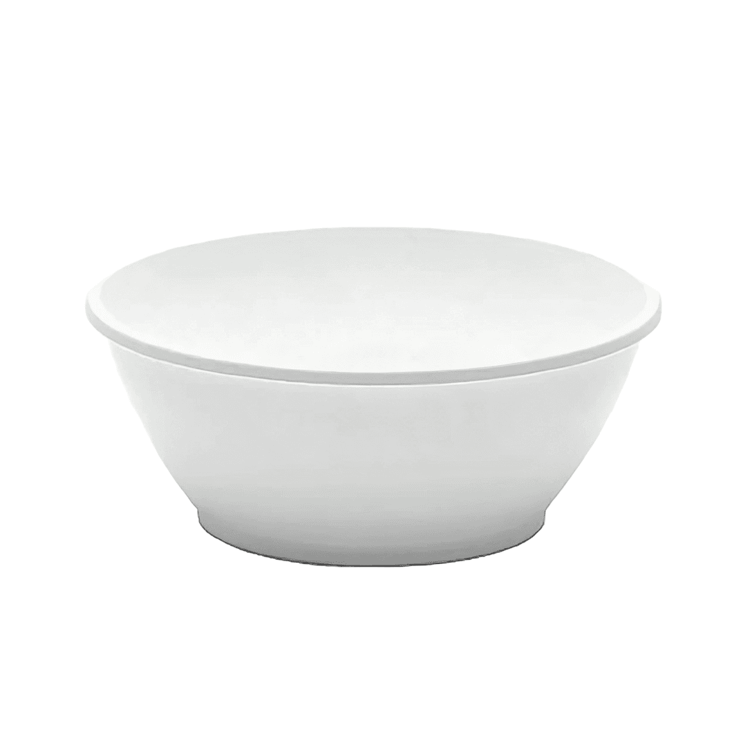 WNA Dessert Container Base 6 OZ Plastic White Round High Heat 1000/Case