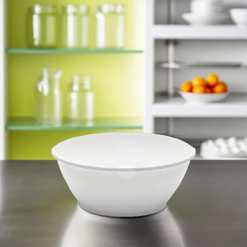 WNA Dessert Container Base 6 OZ Plastic White Round High Heat 1000/Case