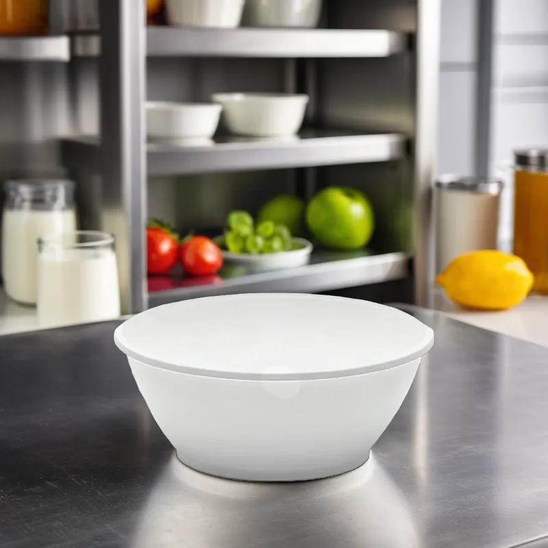 WNA Dessert Container Base 6 OZ Plastic White Round High Heat 1000/Case