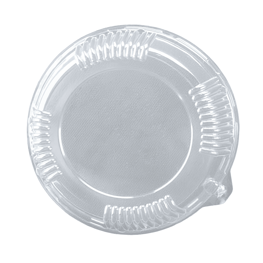 WNA Lid Dome PET Clear For Plate Unhinged 180/Case