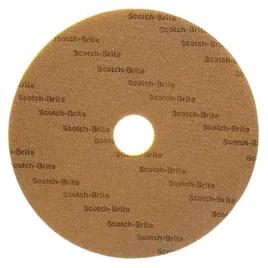 Scotch-Brite Clean & Shine Cleaning Pad 20 IN Brown Yellow 150-400 RPM Single-Sided 5/Case