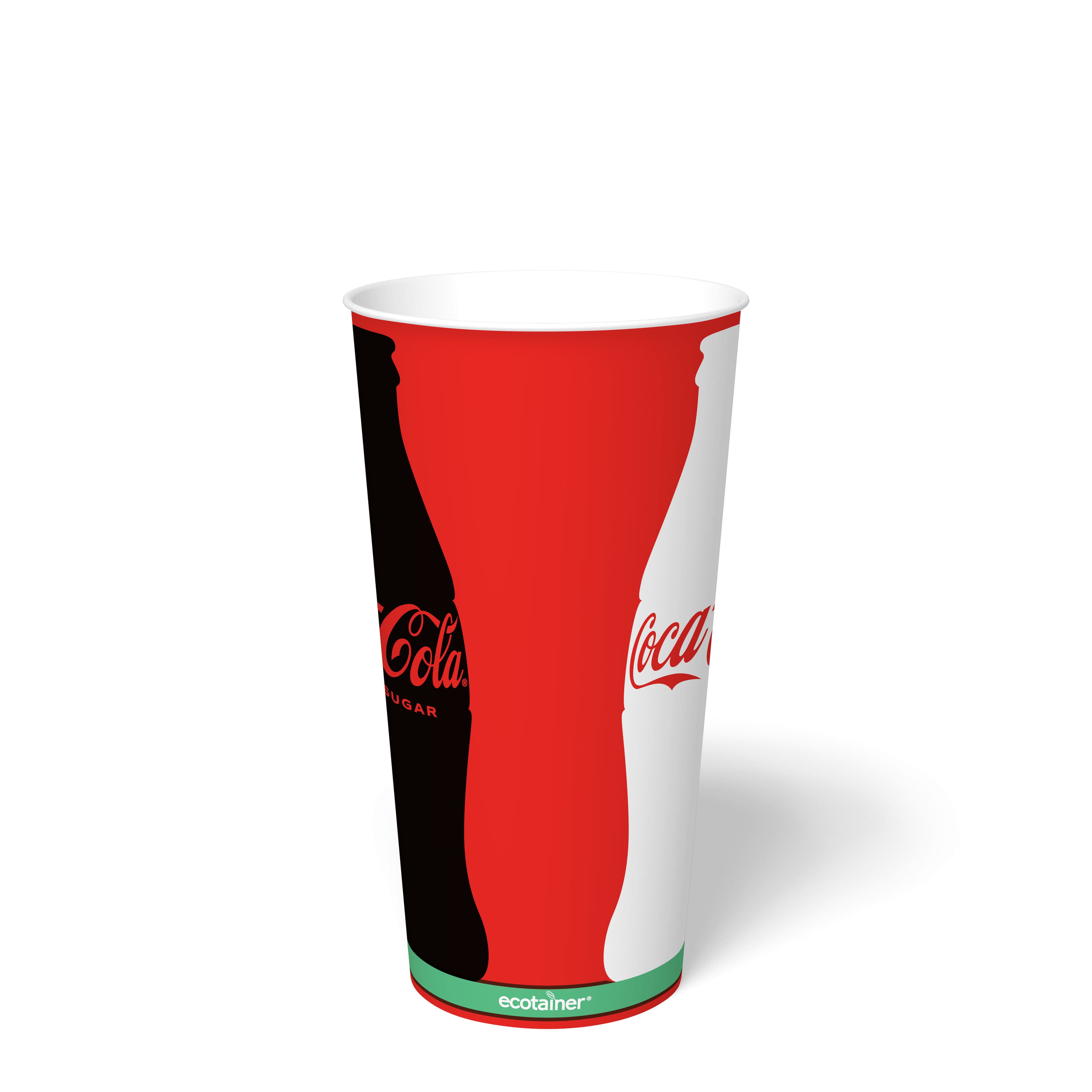 Cup 22 OZ Paper Coke 1000/Case