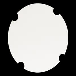 Lid Paper White For 130 OZ Bucket & Tub Venting Holes 200/Case