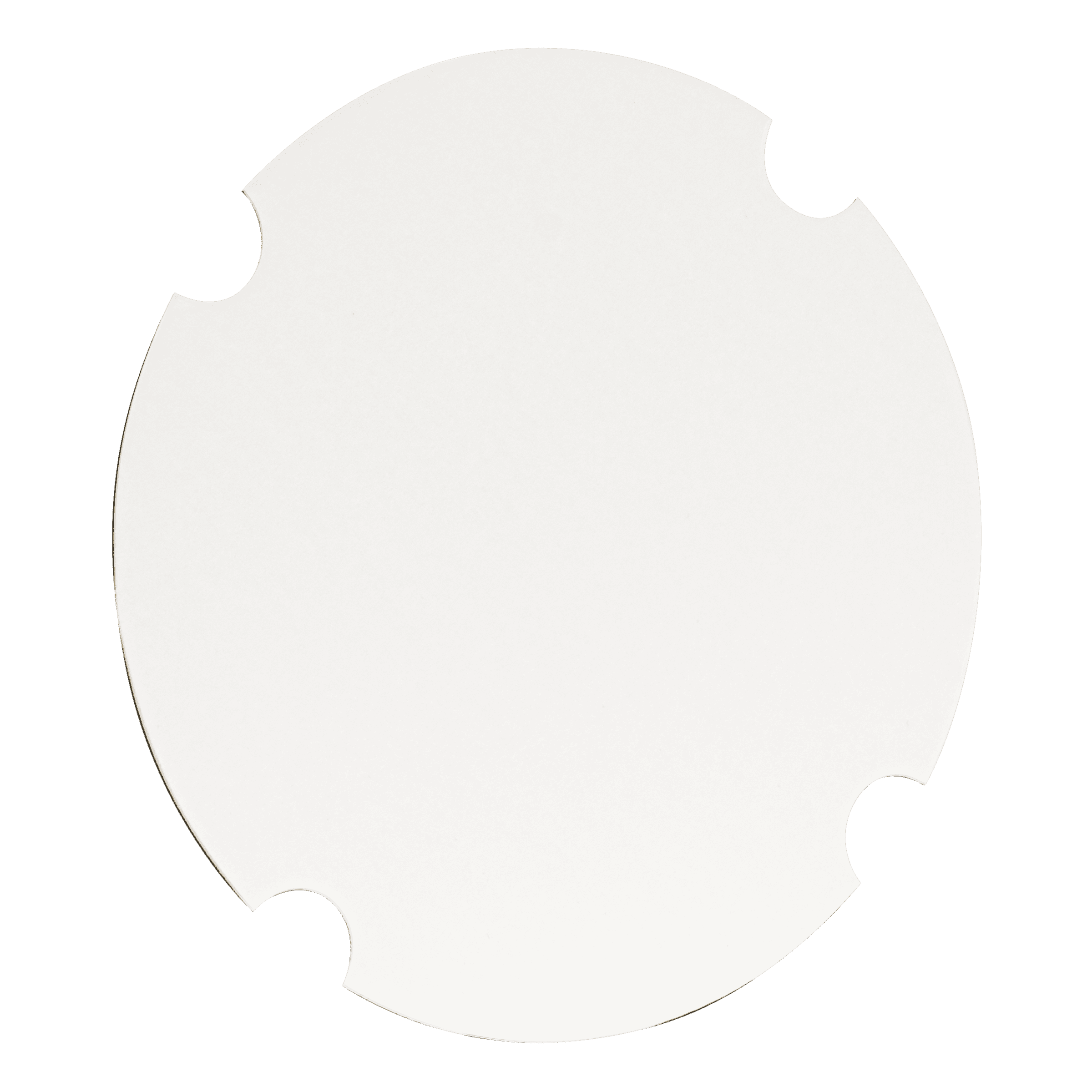 Lid Paper White For 130 OZ Bucket & Tub Venting Holes 200/Case