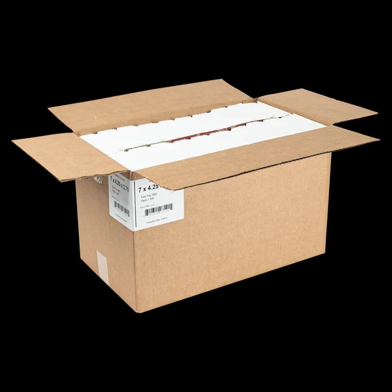 Snack Take-Out Box 7X4.25X2.75 IN SBS Paperboard White Fast Top Automatic Bottom 500/Case