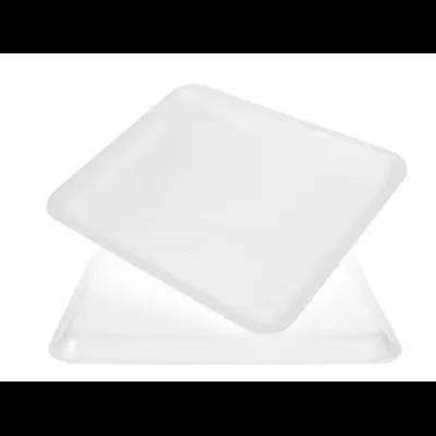 12S Meat Tray 9X11X0.5 IN 1 Compartment Polystyrene Foam White Rectangle 250/Case