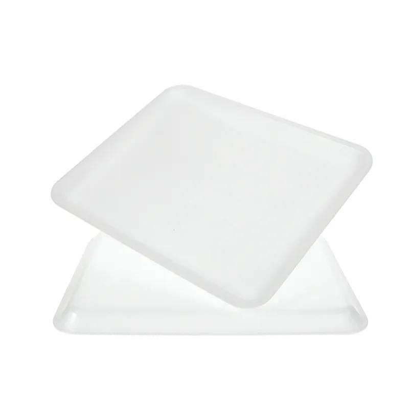12S Meat Tray 9X11X0.5 IN 1 Compartment Polystyrene Foam White Rectangle 250/Case
